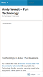 Mobile Screenshot of andywendt.wordpress.com