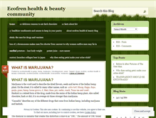 Tablet Screenshot of ecofrenhealth.wordpress.com