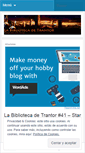 Mobile Screenshot of labibliotecadetrantor.wordpress.com