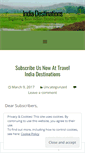 Mobile Screenshot of indiadestinationsblog.wordpress.com