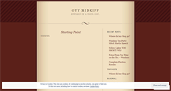 Desktop Screenshot of guymidkiff.wordpress.com