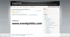 Desktop Screenshot of eventpolska.wordpress.com