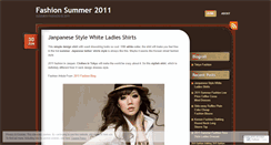 Desktop Screenshot of fashionsummer2011blog.wordpress.com