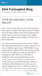Mobile Screenshot of eaafurloughed.wordpress.com