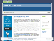 Tablet Screenshot of eaafurloughed.wordpress.com