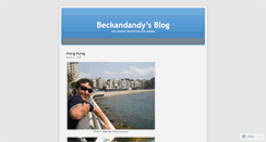 Desktop Screenshot of beckandandy.wordpress.com