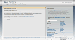 Desktop Screenshot of guiaestetica.wordpress.com