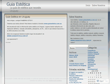Tablet Screenshot of guiaestetica.wordpress.com