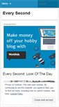 Mobile Screenshot of everysecondsl.wordpress.com