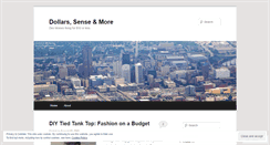Desktop Screenshot of dollarssenseandmore.wordpress.com