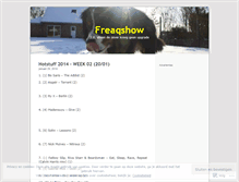 Tablet Screenshot of freaqshow.wordpress.com