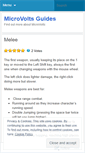 Mobile Screenshot of microvoltsguides.wordpress.com
