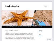 Tablet Screenshot of incadesignsinc.wordpress.com