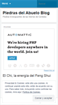 Mobile Screenshot of piedrasdelabueloblog.wordpress.com