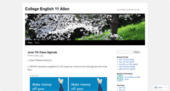 Desktop Screenshot of colleng11.wordpress.com