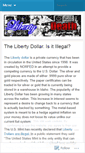 Mobile Screenshot of libertyordeath.wordpress.com