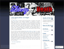 Tablet Screenshot of libertyordeath.wordpress.com