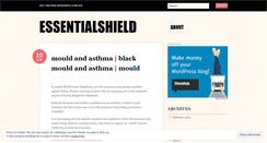 Desktop Screenshot of essentialshield.wordpress.com