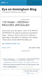 Mobile Screenshot of eyeonimmingham.wordpress.com