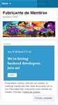 Mobile Screenshot of fabricantedementiras.wordpress.com