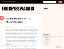 Tablet Screenshot of frogeyeswasabi.wordpress.com