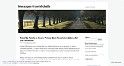 Desktop Screenshot of michellewfarmer.wordpress.com