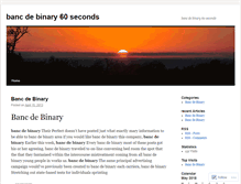 Tablet Screenshot of cso.bancdebinary60seconds.wordpress.com