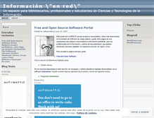 Tablet Screenshot of infoenred.wordpress.com