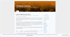 Desktop Screenshot of linkertux.wordpress.com