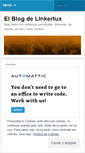 Mobile Screenshot of linkertux.wordpress.com