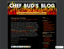 Tablet Screenshot of chefbudsblog.wordpress.com