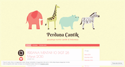 Desktop Screenshot of perdanacantik.wordpress.com