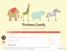 Tablet Screenshot of perdanacantik.wordpress.com