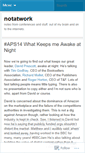 Mobile Screenshot of notatwork.wordpress.com