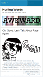 Mobile Screenshot of hurlingwords.wordpress.com