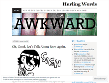 Tablet Screenshot of hurlingwords.wordpress.com