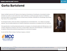 Tablet Screenshot of gorkabartolomecoach.wordpress.com