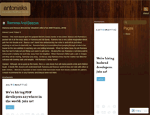 Tablet Screenshot of antoniaks.wordpress.com