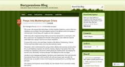 Desktop Screenshot of burypensions.wordpress.com