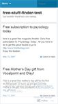 Mobile Screenshot of freestufftest.wordpress.com