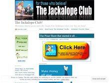 Tablet Screenshot of jackalopeclub.wordpress.com