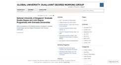 Desktop Screenshot of globaluniversity.wordpress.com