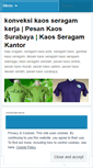 Mobile Screenshot of konveksikaosseragamkerja.wordpress.com