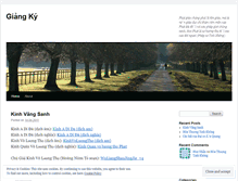 Tablet Screenshot of giangky.wordpress.com