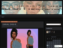Tablet Screenshot of beautyydisaster.wordpress.com