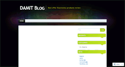 Desktop Screenshot of damitblog.wordpress.com