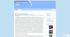 Desktop Screenshot of andresdental.wordpress.com