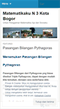 Mobile Screenshot of matematikaku8.wordpress.com