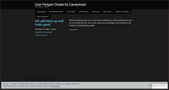 Desktop Screenshot of canaryhead.wordpress.com