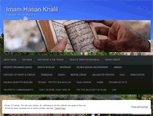 Tablet Screenshot of imamhasankhalil.wordpress.com
